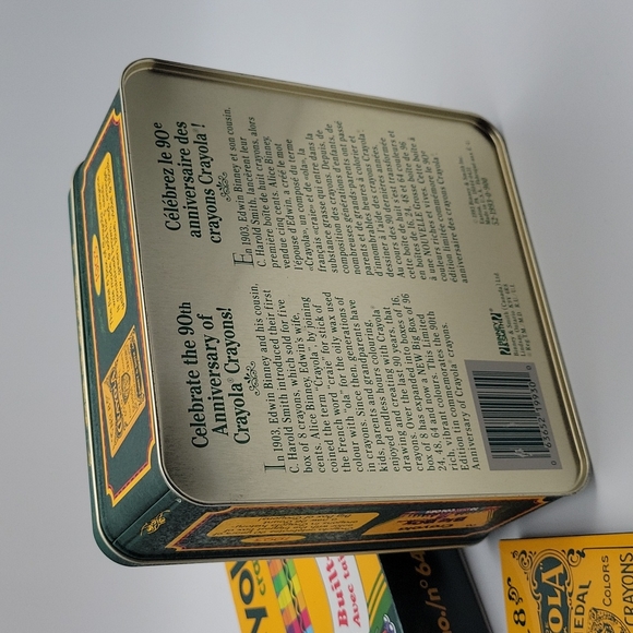 90th anniversary (1993) Crayola Tin - Picture 6 of 7
